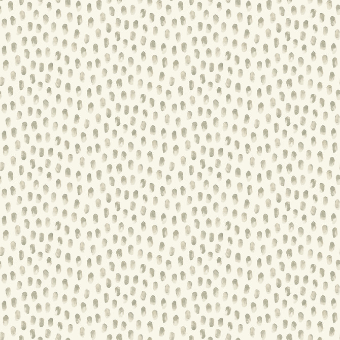 Sand Drips Grey Painted Dots Wallpaper by Chesapeake Designer Blue Heron Covers about 56.4 square feet 20.5-in by 33-ft long roll Prepasted 5.13 - Swanky Fabrics -