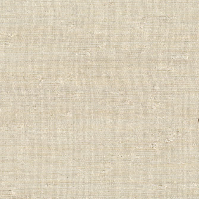 Ling Cream Grasscloth Wallpaper by Kenneth James Designer Shangri La Covers about 72 square feet 36-in by 24-ft long roll Unpasted 0 - Swanky Fabrics -
