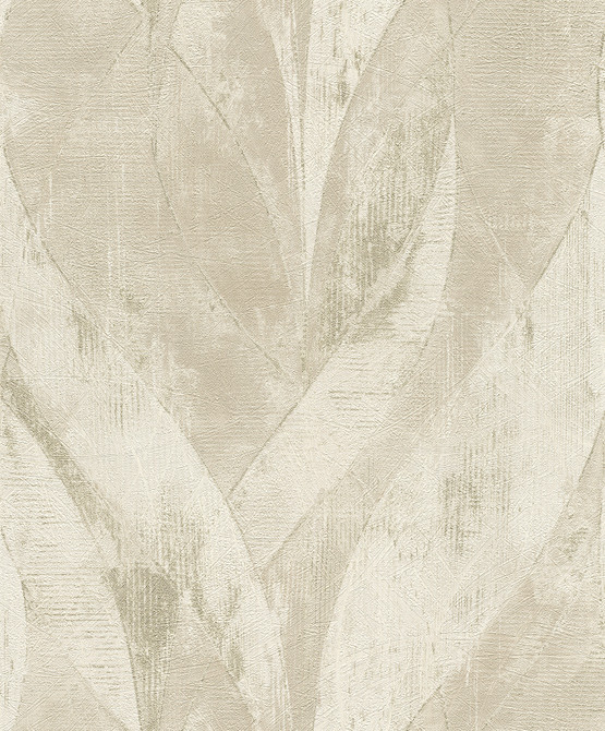 Blake Light Grey Leaf Wallpaper by Advantage Designer Concrete Covers about 57.5 square feet 20.9-in by 33-ft long roll Unpasted 12.6 - Swanky Fabrics -