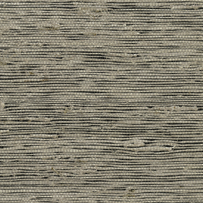 Yangtze Taupe Grasscloth Wallpaper by Kenneth James Designer Canton Road Covers about 72 square feet 36-in by 24-ft long roll Unpasted 0 - Swanky Fabrics -