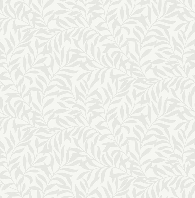 Salix Silver Leaf Wallpaper by Brewster Designer Archive Collection Covers about 56.4 square feet 20.5-in by 33-ft long roll Unpasted 21 - Swanky Fabrics -