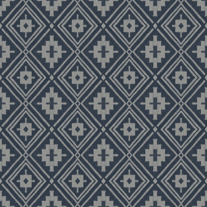 Camp Blanket Dark Blue Wallpaper by Chesapeake Designer Yellowstone Covers about 56.4 square feet 20.5-in by 33-ft long roll Prepasted 20.5 - Swanky Fabrics -