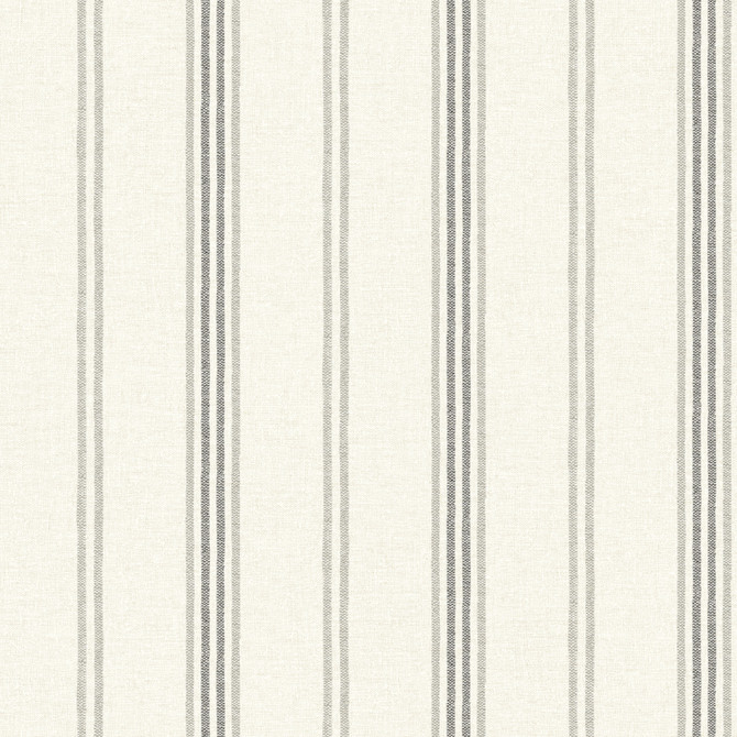 Lovage Charcoal Linen Stripe Wallpaper by Chesapeake Designer Wildflower Covers about 56.4 square feet 20.5-in by 33-ft long roll Prepasted 0 - Swanky Fabrics - Lovage Charcoal Linen Stripe Wallpaper by Chesapeake Designer Wildflower Covers about 56.4 square feet 20.5-in by 33-ft long roll Prepasted 0 - Swanky Fabrics -