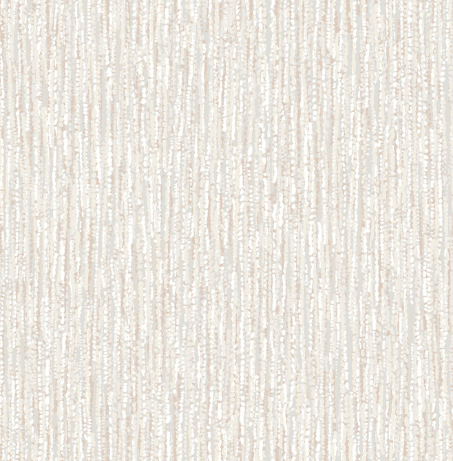 Corliss Blush Beaded Strands Wallpaper by A-Street Prints Designer Solace Covers about 56.4 square feet 20.5-in by 33-ft long roll Unpasted 20.86 - Swanky Fabrics -