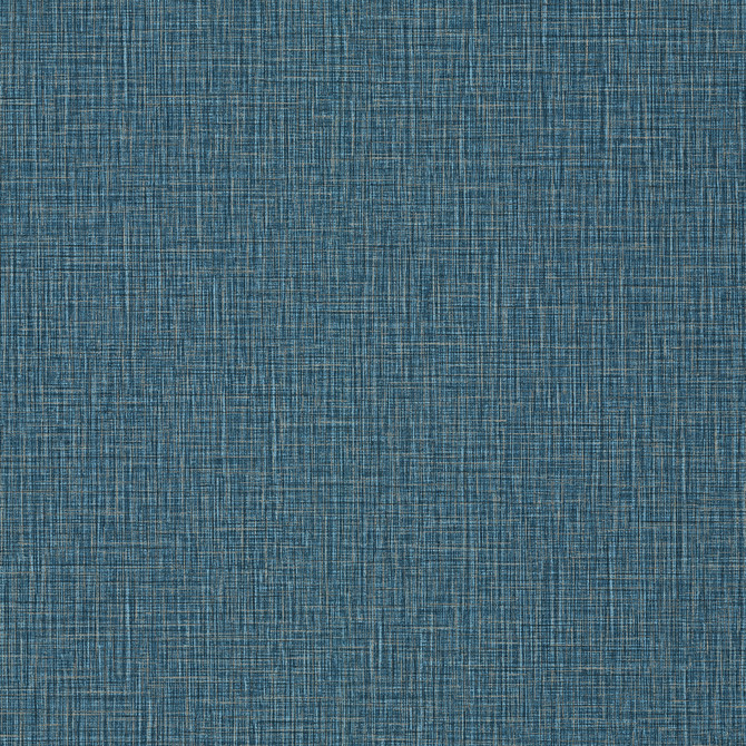 Eagen Blue Linen Weave Wallpaper by Advantage Designer Perfect Plains Covers about 57.5 square feet 20.9-in by 33-ft long roll Unpasted 0 - Swanky Fabrics -