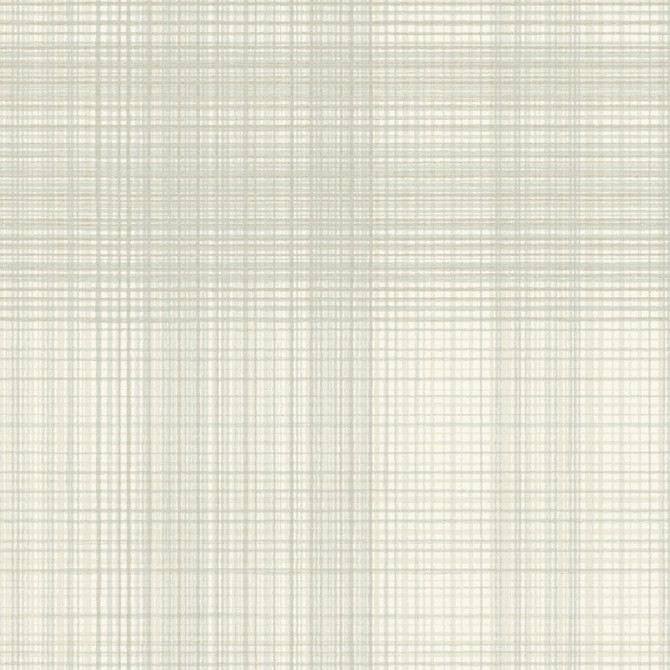 Madras Aqua Plaid Wallpaper by Chesapeake Designer Blue Heron Covers about 56.4 square feet 20.5-in by 33-ft long roll Prepasted 20.5 - Swanky Fabrics -