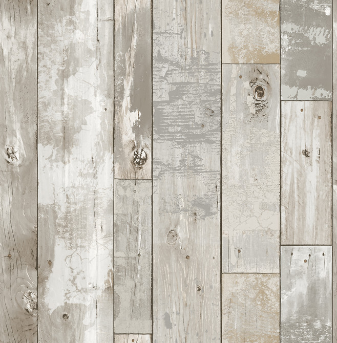 Deena Light Grey Weathered Wood Wallpaper by A-Street Prints Designer Trilogy Covers about 56.4 square feet 20.5-in by 33-ft long roll Unpasted 21 - Swanky Fabrics -