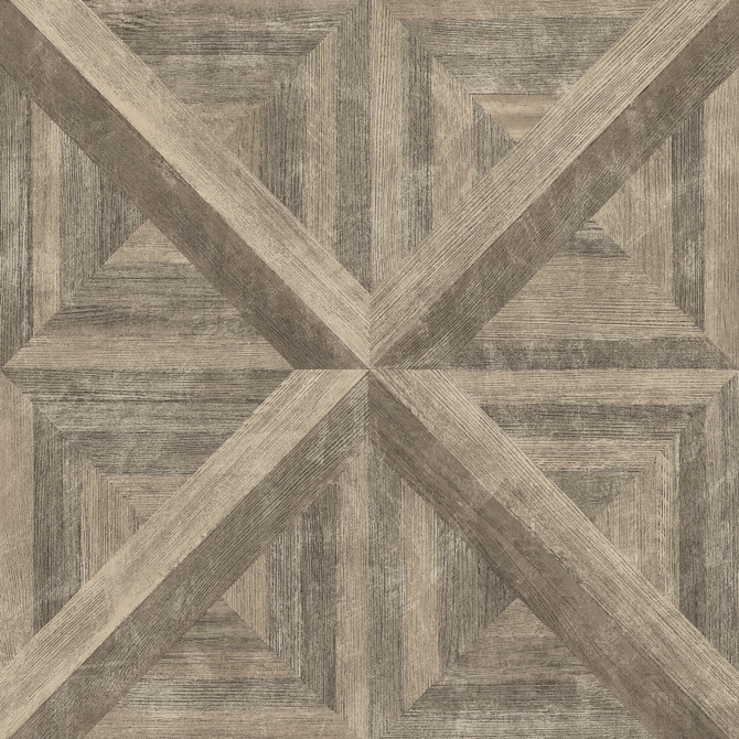 Carriage Brown Geometric Wood Wallpaper by A-Street Prints Designer Trilogy Covers about 56.4 square feet 20.5-in by 33-ft long roll Unpasted 20.9 - Swanky Fabrics -
