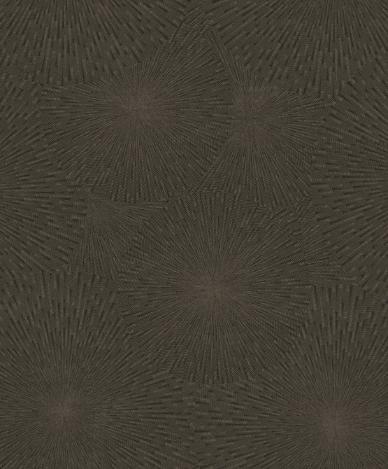 Zion Brown Starburst Wallpaper by Brewster Designer Textural Essentials Covers about 57.8 square feet 21-in by 33-ft long roll Unpasted 12.6 - Swanky Fabrics -