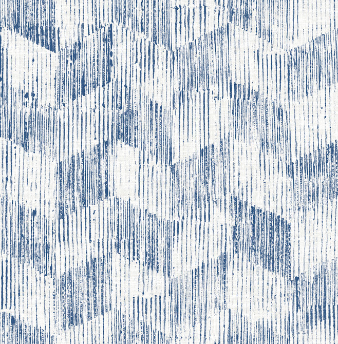 Demi Indigo Distressed Wallpaper by A-Street Prints Designer Scott Living II Covers about 56.4 square feet 20.5-in by 33-ft long roll Unpasted 20.9 - Swanky Fabrics -