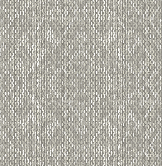 Felix Grey Grey Geometric Wallpaper by A-Street Prints Designer Scott Living II Covers about 56.4 square feet 20.5-in by 33-ft long roll Unpasted 20.9 - Swanky Fabrics -