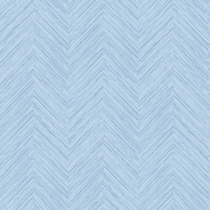 Caladesi Light Blue Faux Linen Wallpaper by Chesapeake Designer Sanibel Covers about 56.4 square feet 20.5-in by 33-ft long roll Prepasted 20.5 - Swanky Fabrics -