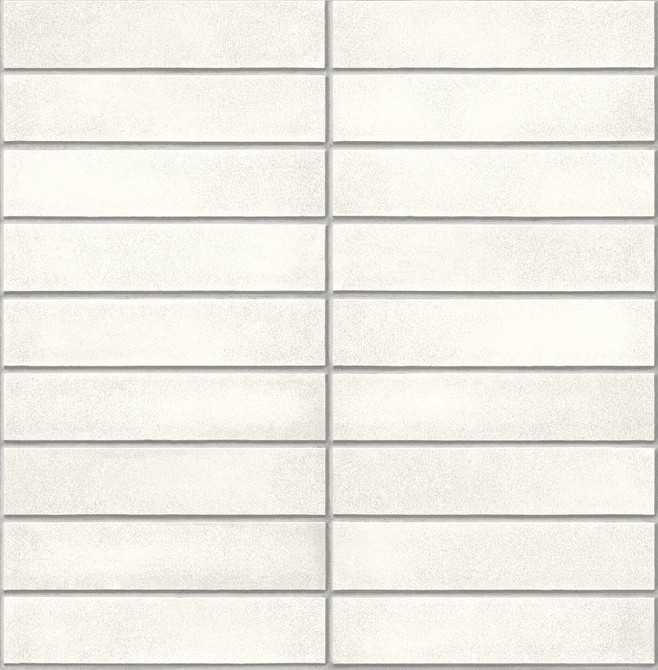 Midcentury Modern White Brick Wallpaper by A-Street Prints Designer Restored Covers about 56.4 square feet 20.5-in by 33-ft long roll Unpasted 21 - Swanky Fabrics -