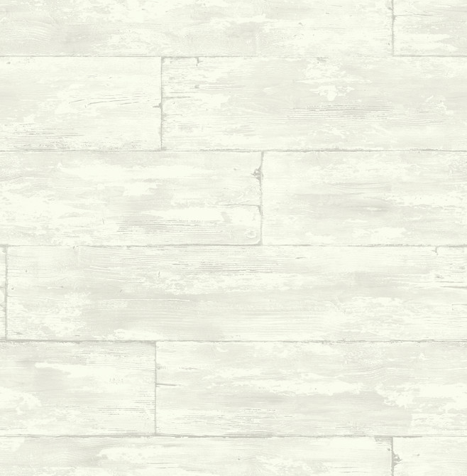 Shipwreck White Wood Wallpaper by Kenneth James Designer Palm Springs Covers about 56.4 square feet 20.5-in by 33-ft long roll Unpasted 21 - Swanky Fabrics -