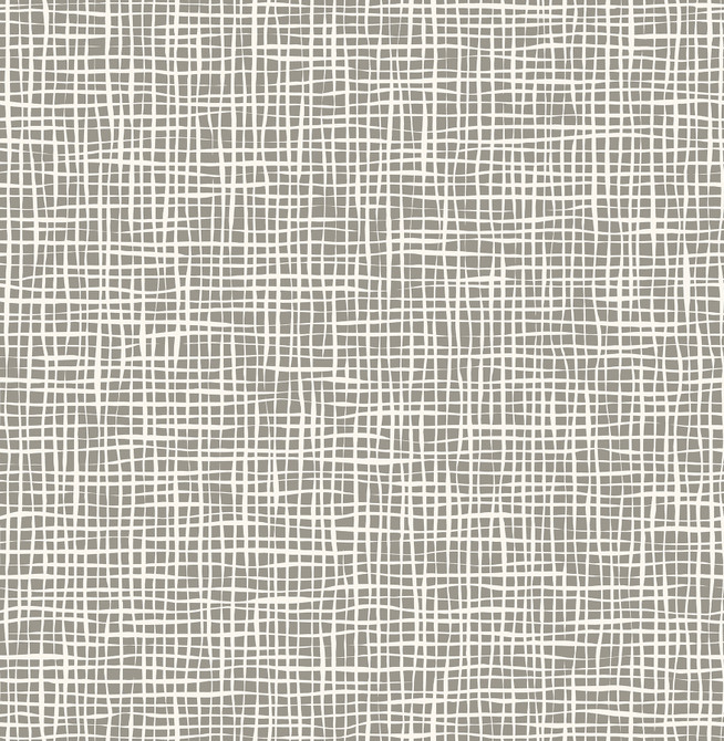 Shanti Grey Grid Wallpaper by A-Street Prints Designer Mistral Covers about 56.4 square feet 20.5-in by 33-ft long roll Unpasted 20.9 - Swanky Fabrics -