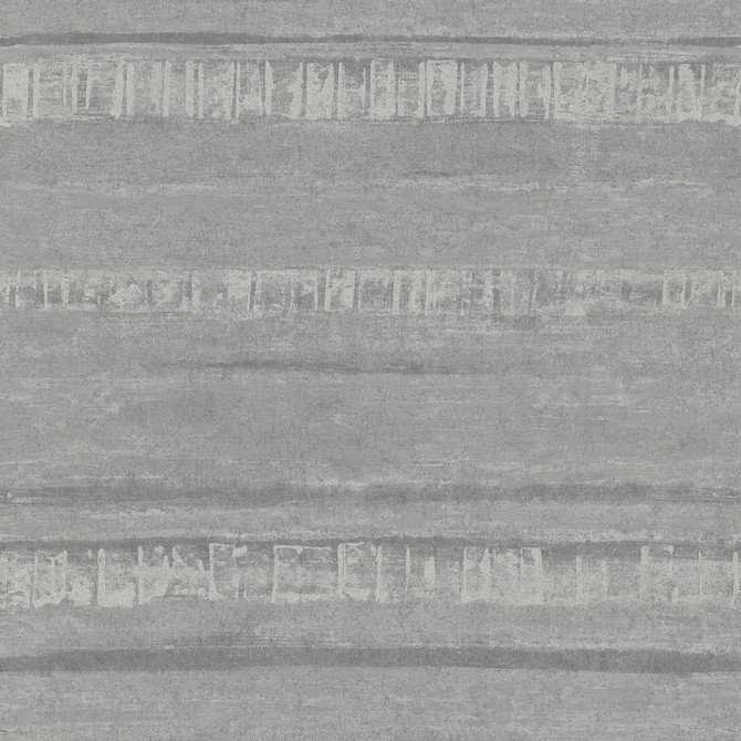 Rakasa Pewter Distressed Stripe Wallpaper by A-Street Prints Designer Lustre Covers about 57.5 square feet 20.9-in by 33-ft long roll Unpasted 25.2 - Swanky Fabrics -