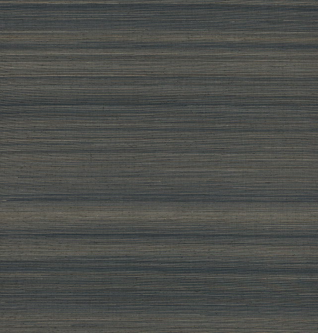 Mai Indigo Abaca Grasscloth Wallpaper by A-Street Prints Designer Loom Covers about 72 square feet 36-in by 24-ft long roll Unpasted 0 - Swanky Fabrics -