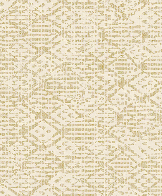 Helene Gold Glitter Geometric Wallpaper by A-Street Prints Designer Lumina Covers about 57.8 square feet 21-in by 33-ft long roll Unpasted 12.6 - Swanky Fabrics -