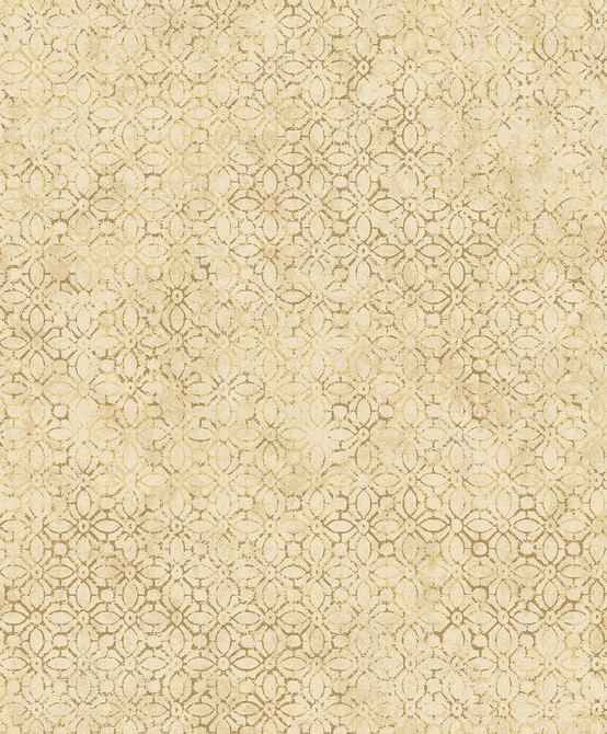 Khauta Gold Floral Geometric Wallpaper by A-Street Prints Designer Lumina Covers about 57.8 square feet 21-in by 33-ft long roll Unpasted 12.6 - Swanky Fabrics -