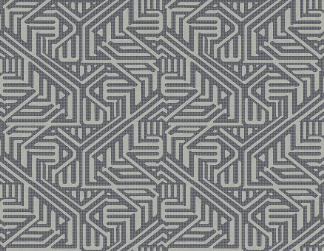 Nambiti Charcoal Geometric Wallpaper by A-Street Prints Designer Imprint Covers about 60.8 square feet 27-in by 27-ft long roll Unpasted 10.4 - Swanky Fabrics -