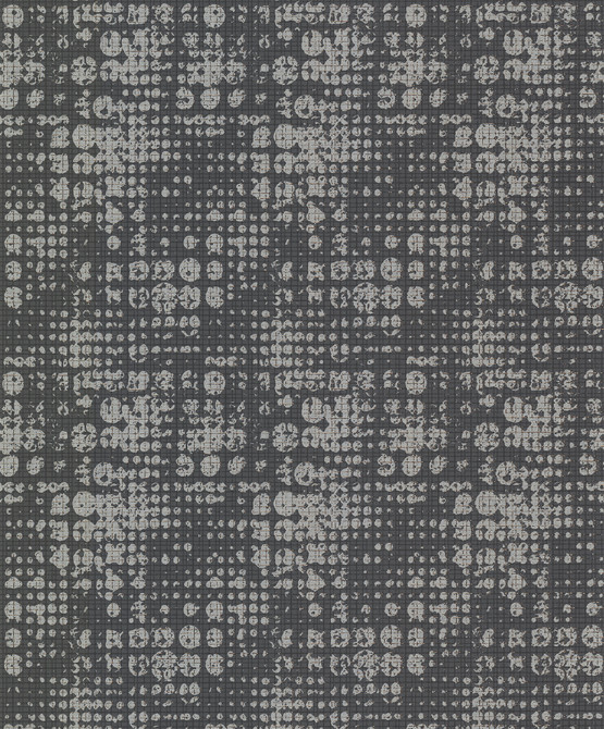 Celeste Silver Circle Grid Wallpaper by A-Street Prints Designer Grey Resource Covers about 57.5 square feet 20.9-in by 33-ft long roll Unpasted 25.2 - Swanky Fabrics -