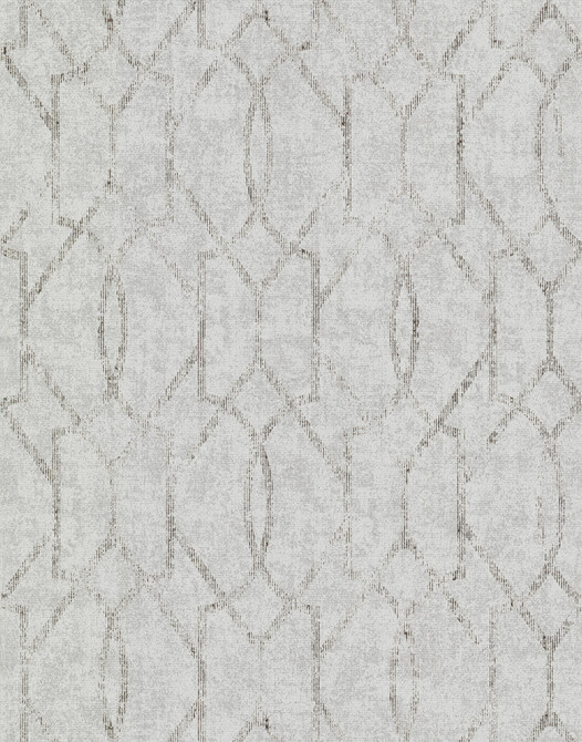 Ziva Platinum Metallic Trellis Wallpaper by A-Street Prints Designer Grey Resource Covers about 57.5 square feet 20.9-in by 33-ft long roll Unpasted 25.2 - Swanky Fabrics -