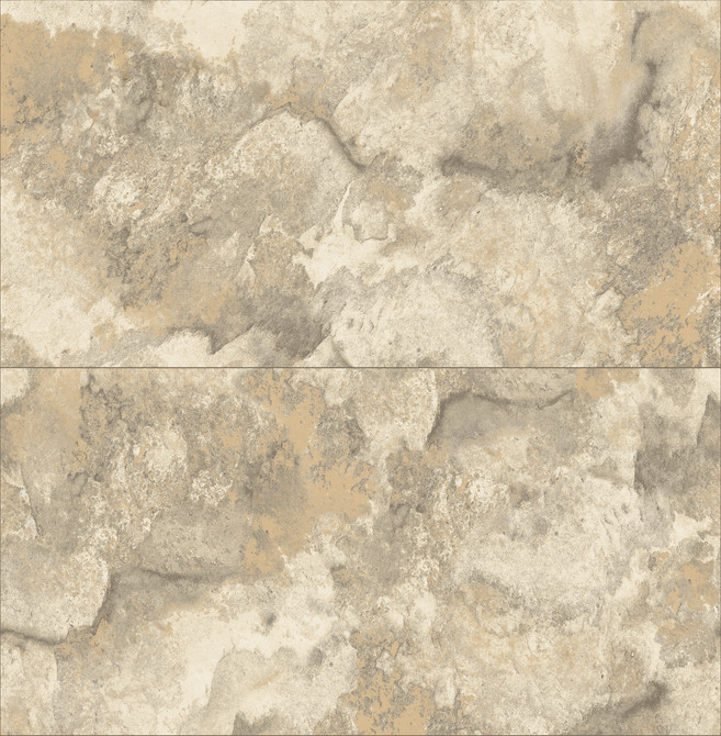 Aria Neutral Marbled Tile Wallpaper by Advantage Designer Fusion Covers about 56.4 square feet 20.5-in by 33-ft long roll Unpasted 10.4 - Swanky Fabrics -