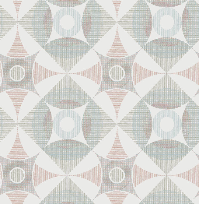 Ellis Multicolor Geometric Wallpaper by A-Street Prints Designer Folklore Covers about 56.4 square feet 20.5-in by 33-ft long roll Unpasted 10.4 - Swanky Fabrics -