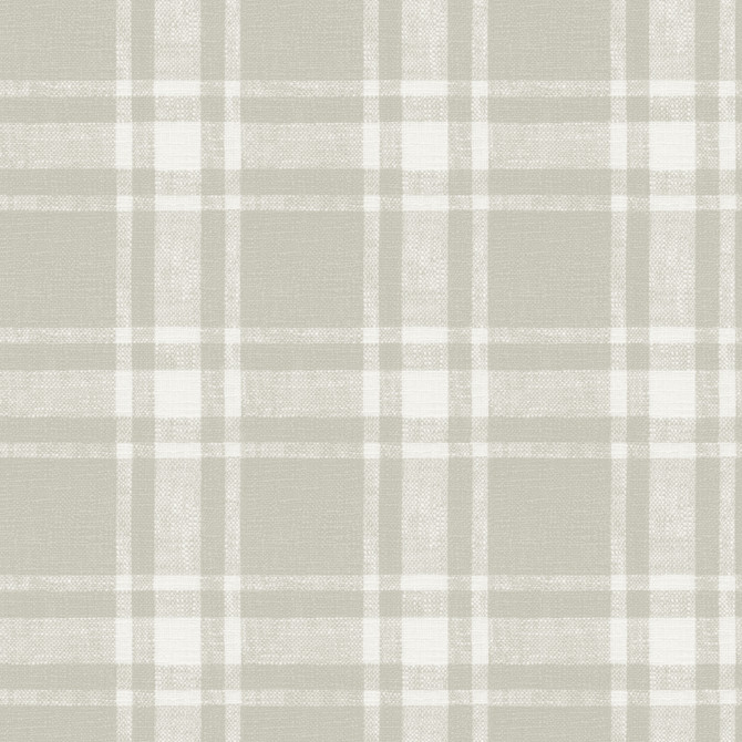 Antoine Taupe Flannel Wallpaper by Chesapeake Designer Delphine Covers about 56.4 square feet 20.5-in by 33-ft long roll Prepasted 20.5 - Swanky Fabrics -