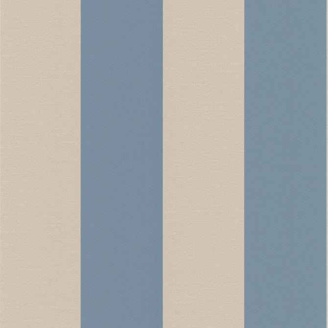 Purcell Blue Stripe Wallpaper by Decorline Designer Decadence Covers about 56.4 square feet 20.5-in by 33-ft long roll Unpasted 25 - Swanky Fabrics -