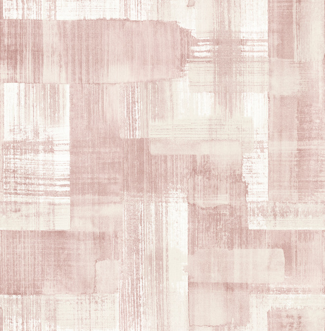 Trosa Light Pink Brushstroke Wallpaper by A-Street Prints Designer Conran's Plain Simple Useful Covers about 56.4 square feet 20.5-in by 33-ft long roll Unpasted 20.9 - Swanky Fabrics -