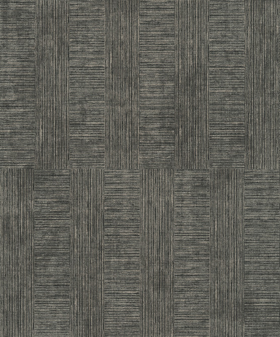 Eldorado Black Geometric Wallpaper by Advantage Designer Cuba Covers about 57.5 square feet 20.9-in by 33-ft long roll Unpasted 25.2 - Swanky Fabrics -