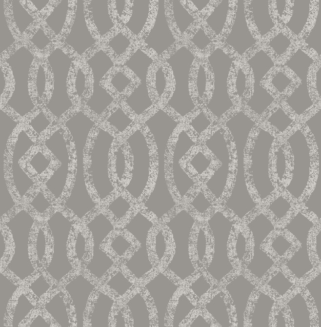 Ethereal Grey Trellis Wallpaper by A-Street Prints Designer Celadon Covers about 56.4 square feet 20.5-in by 33-ft long roll Unpasted 20.9 - Swanky Fabrics -