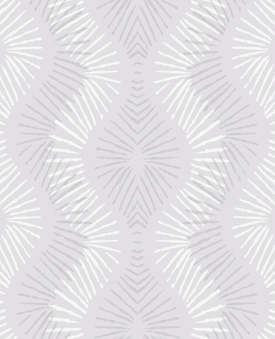 Feliz Silver Beaded Ogee Wallpaper by A-Street Prints Designer Celadon Covers about 56.4 square feet 20.5-in by 33-ft long roll Unpasted 12.6 - Swanky Fabrics -
