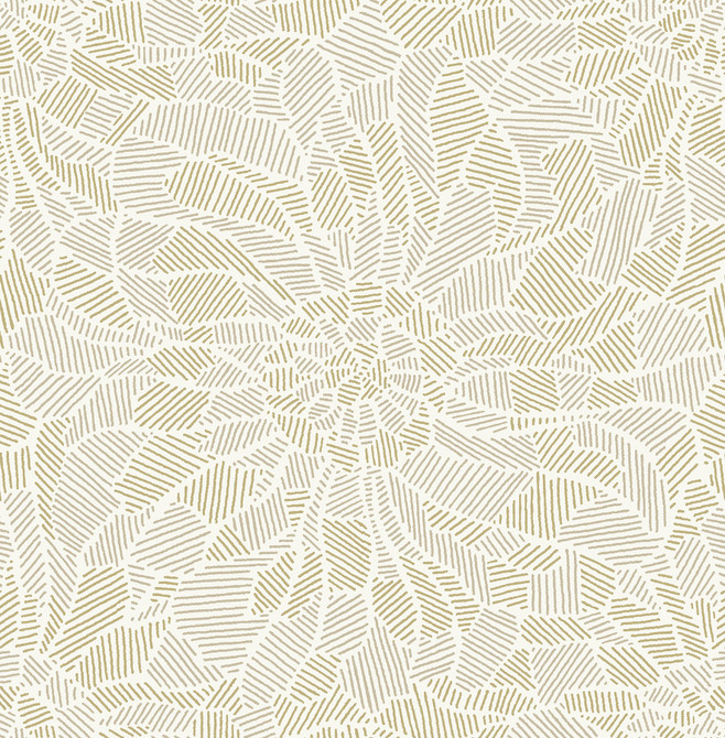 Daydream Honey Abstract Floral Wallpaper by A-Street Prints Designer Celadon Covers about 56.4 square feet 20.5-in by 33-ft long roll Unpasted 20.9 - Swanky Fabrics -