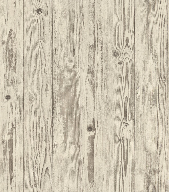 Albright Ivory Weathered Oak Panels Wallpaper by Advantage Designer Beyond Textures Covers about 57.8 square feet 21-in by 33-ft long roll Unpasted 0 - Swanky Fabrics -