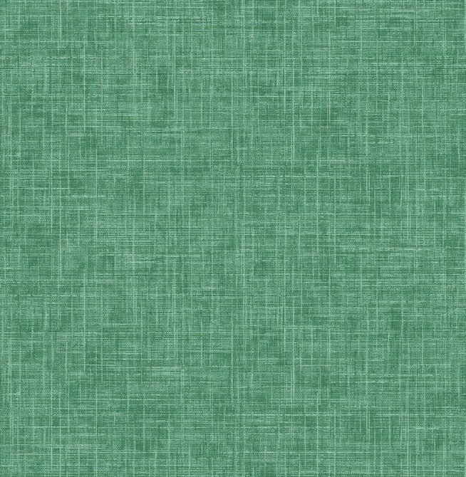 Emerson Jade Linen Wallpaper by A-Street Prints Designer Aura Covers about 56.4 square feet 20.5-in by 33-ft long roll Unpasted 0 - Swanky Fabrics -