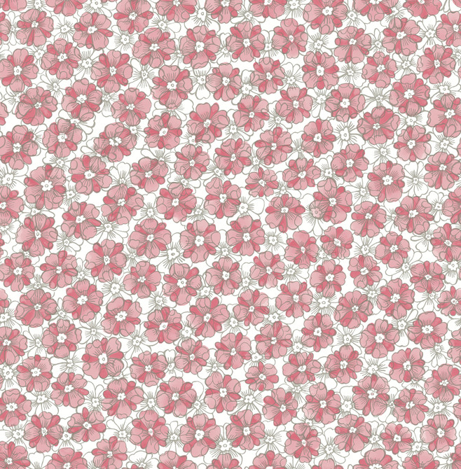 Allison Pink Floral Wallpaper by A-Street Prints Designer Ami Covers about 56.4 square feet 20.5-in by 33-ft long roll Unpasted 20.9 - Swanky Fabrics -