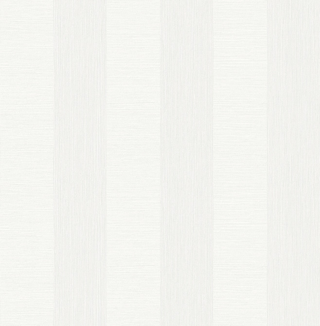 Intrepid White Faux Grasscloth Stripe Wallpaper by A-Street Prints Designer Alchemy Covers about 56.4 square feet 20.5-in by 33-ft long roll Unpasted 0 - Swanky Fabrics -