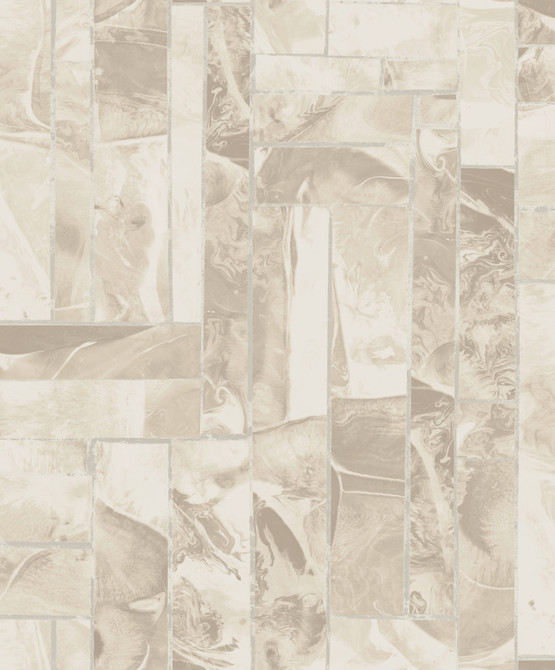 Moonbeams Beige Wallpaper by Candice Olson Designer Candice Olson Natural Splendor Covers about 72 square feet 36-in by 24-ft long roll Unpasted 25.25 - Swanky Fabrics -