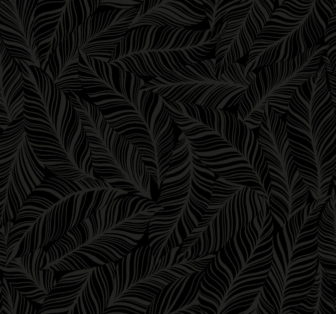 Rainforest Canopy Black Wallpaper by York Wallcoverings Designer Tropics Resource Library Covers about 60.8 square feet 27-in by 27-ft long roll Prepasted 25.25 - Swanky Fabrics - Rainforest Canopy Black Wallpaper by York Wallcoverings Designer Tropics Resource Library Covers about 60.8 square feet 27-in by 27-ft long roll Prepasted 25.25 - Swanky Fabrics -