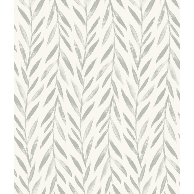 Willow Grey Wallpaper by Magnolia Home Designer Magnolia Home Artful Prints & Patterns Covers about 56.4 square feet 20.5-in by 33-ft long roll Prepasted 24 - Swanky Fabrics -