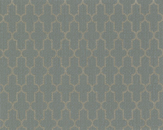 Frame Geometric Charcoal Wallpaper by 750 Home Designer Color Library II Covers about 57.8 square feet 21-in by 33-ft long roll Unpasted 2.1 - Swanky Fabrics -