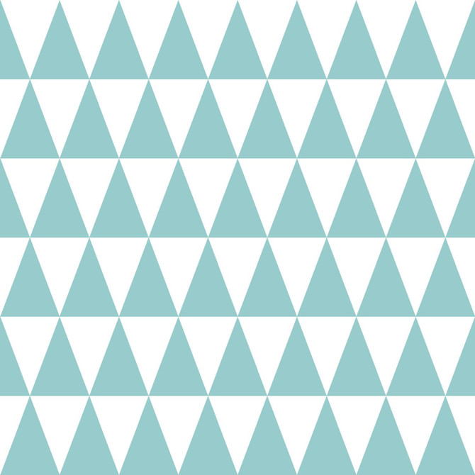 Verdon Aquamarine Geometric Wallpaper by ESTA Home Designer Design Department Covers about 56.4 square feet 20.5-in by 33-ft long roll Unpasted 6.9 - Swanky Fabrics -