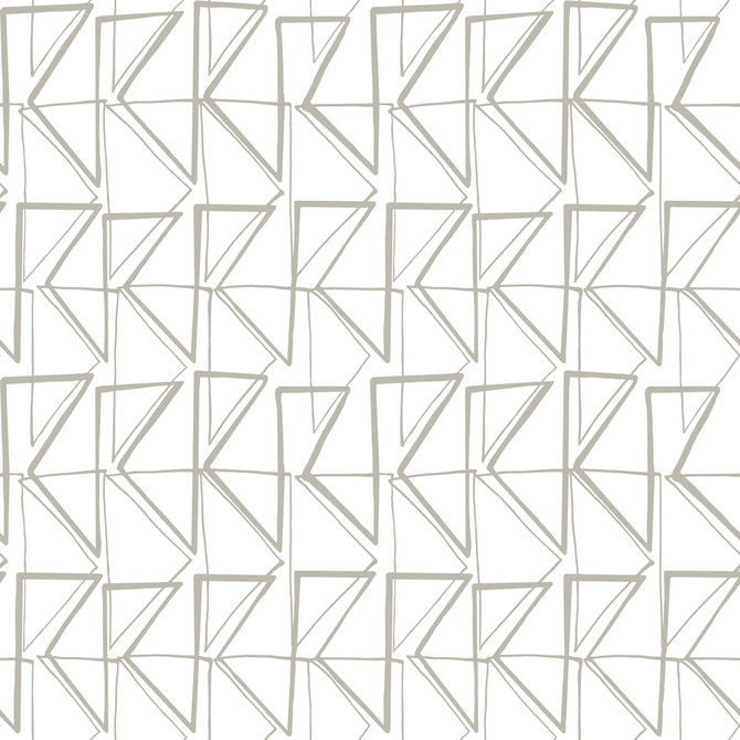 Love Triangles Gold Metallic Peel & Stick Wallpaper by York Wallcoverings Designer York Premium Peel + Stick Risky Business Vol. III Covers about 34.2 square feet 20.5-in by 20-ft long roll Peel & Stick 20.5 - Swanky Fabrics -