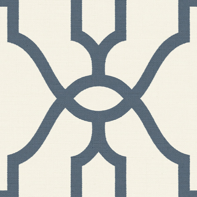 Magnolia Home Woven Trellis Blue & White Peel & Stick Wallpaper by Magnolia Home Designer York Premium Peel + Stick Covers about 34.2 square feet 20.5-in by 20-ft long roll Peel & Stick 20.5 - Swanky Fabrics -