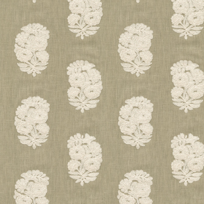 Bodhi Emb Linen by PK Lifestyles Designer Fabric - Base: 52% polyester, 48% cotton EMB: 50% cotton, 50% rayon India 29000 Horizontal: 6.75 and Vertical: 4.75 54 - Swanky Fabrics -