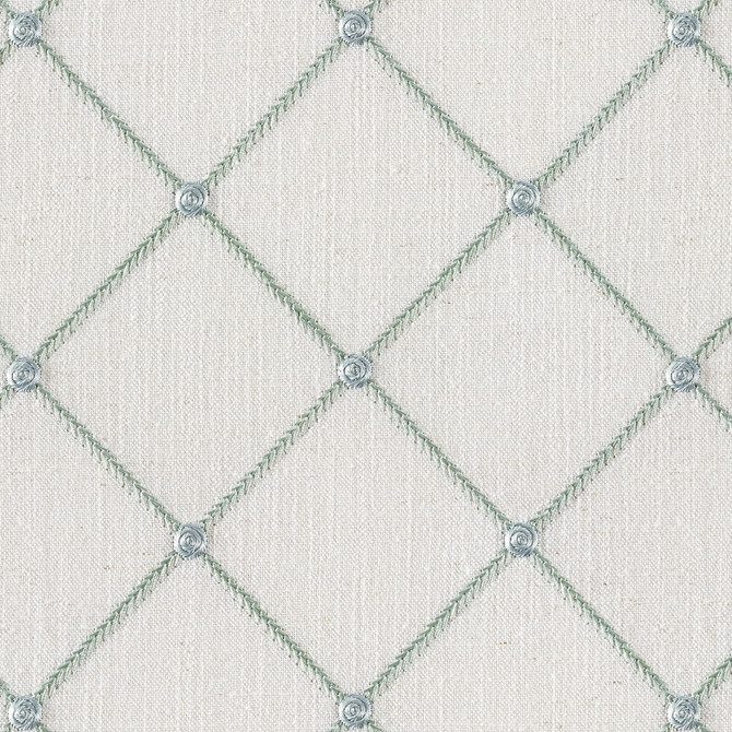 Malden Seapearl by Magnolia Designer Fabric - 20% Linen, 45% Viscose, 35% Polyester China Horizontal: 5.1 and Vertical: 5.1 51 - Swanky Fabrics -