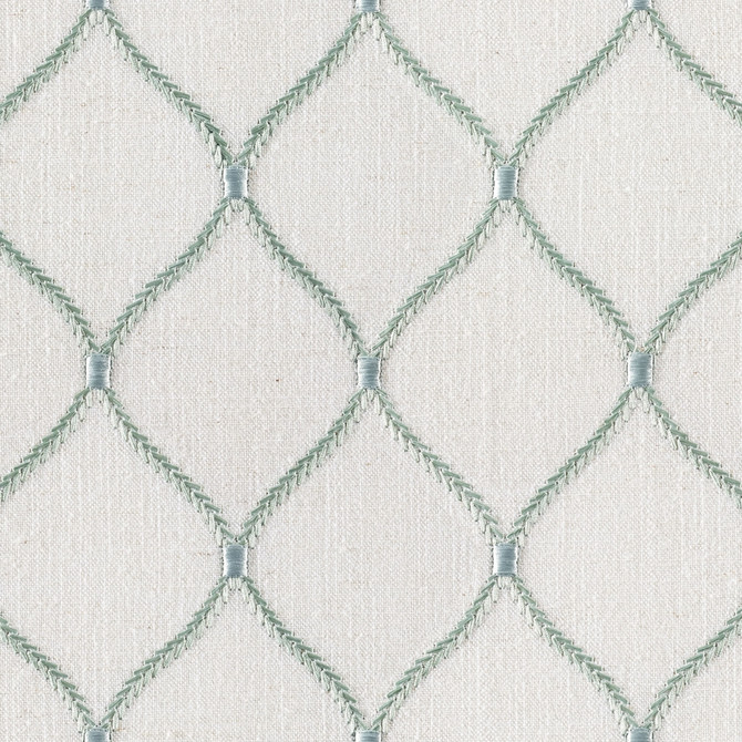 Lowell Seapearl by Magnolia Designer Fabric - 20% Linen, 45% Viscose, 35% Polyester China Horizontal: 4.3 and Vertical: 5.1 50 - Swanky Fabrics -