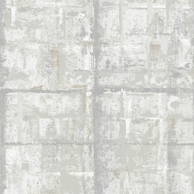 Patina (Wp) # 06 Mist by 1838 Wallcoverings Designer Wallpaper Aurora STRAIGHT PASTE THE WALL UNITED KINGDOM V-25.5" 20.5"X11YD - Swanky Fabrics -